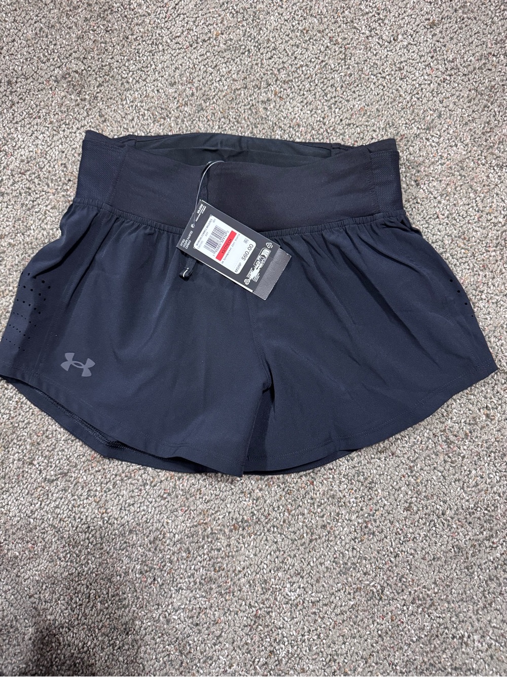 Under Armour Women’s Black Performance Running Shorts XS